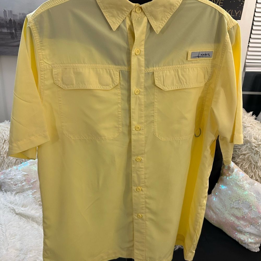 Habitat Wind breaker style button up shirt - Picture 2 of 8